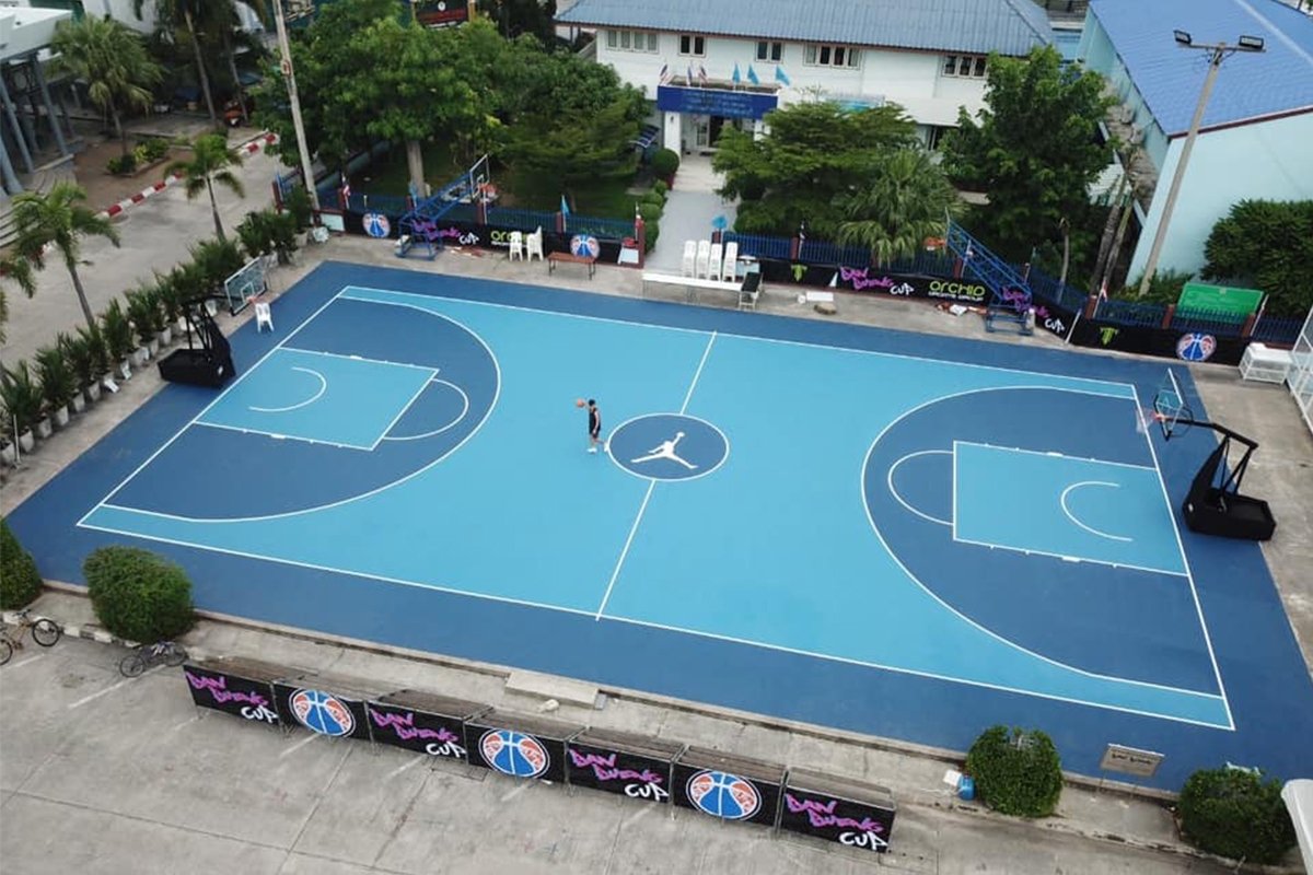 Plexipave Outdoor Acrylic Sports Flooring System 3